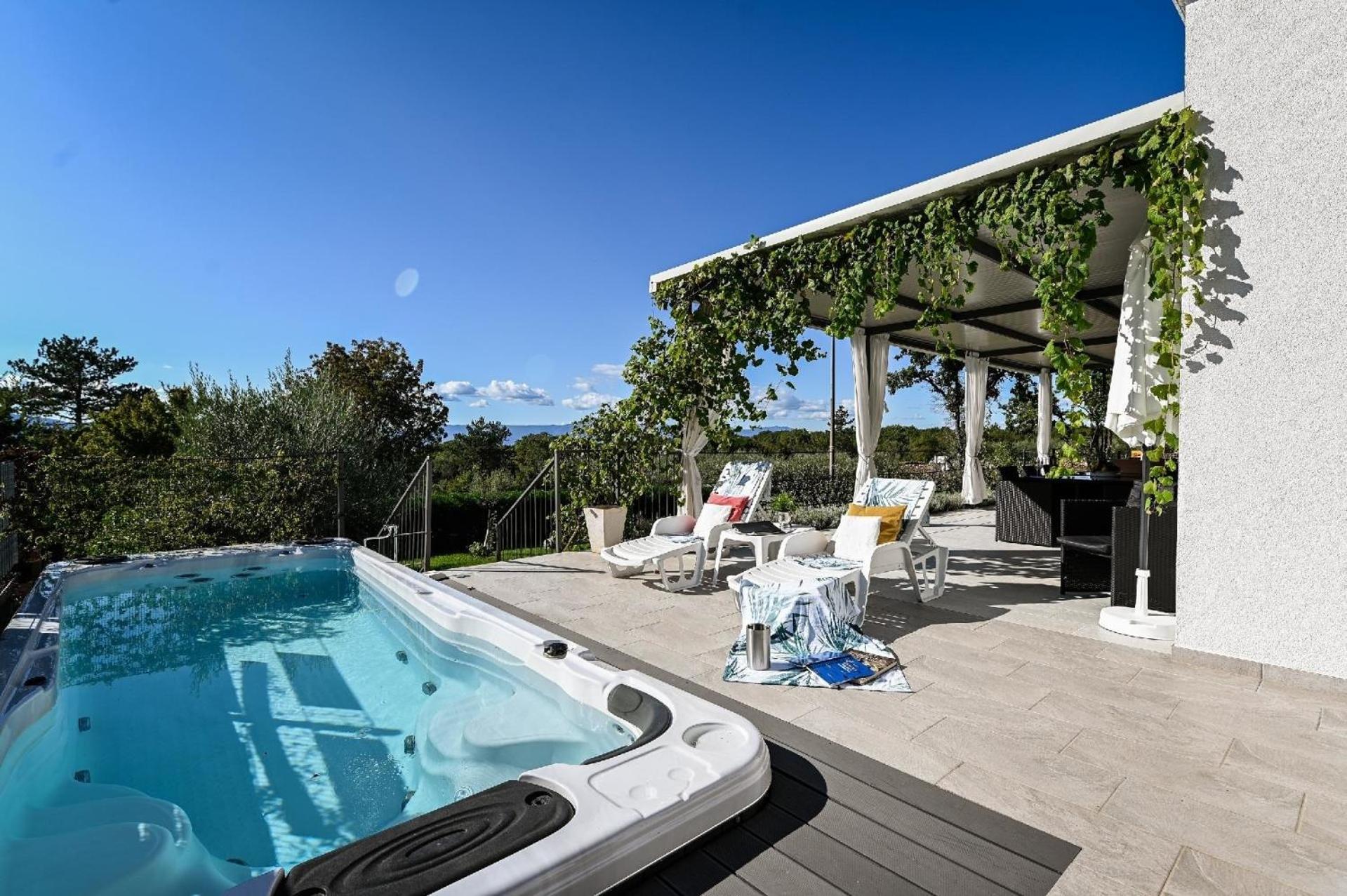 Ferienhaus Fuer 8 Personen Ca 170 Qm In Sveti Vid-Miholjice, Kvarner Bucht Krk Bagian luar foto